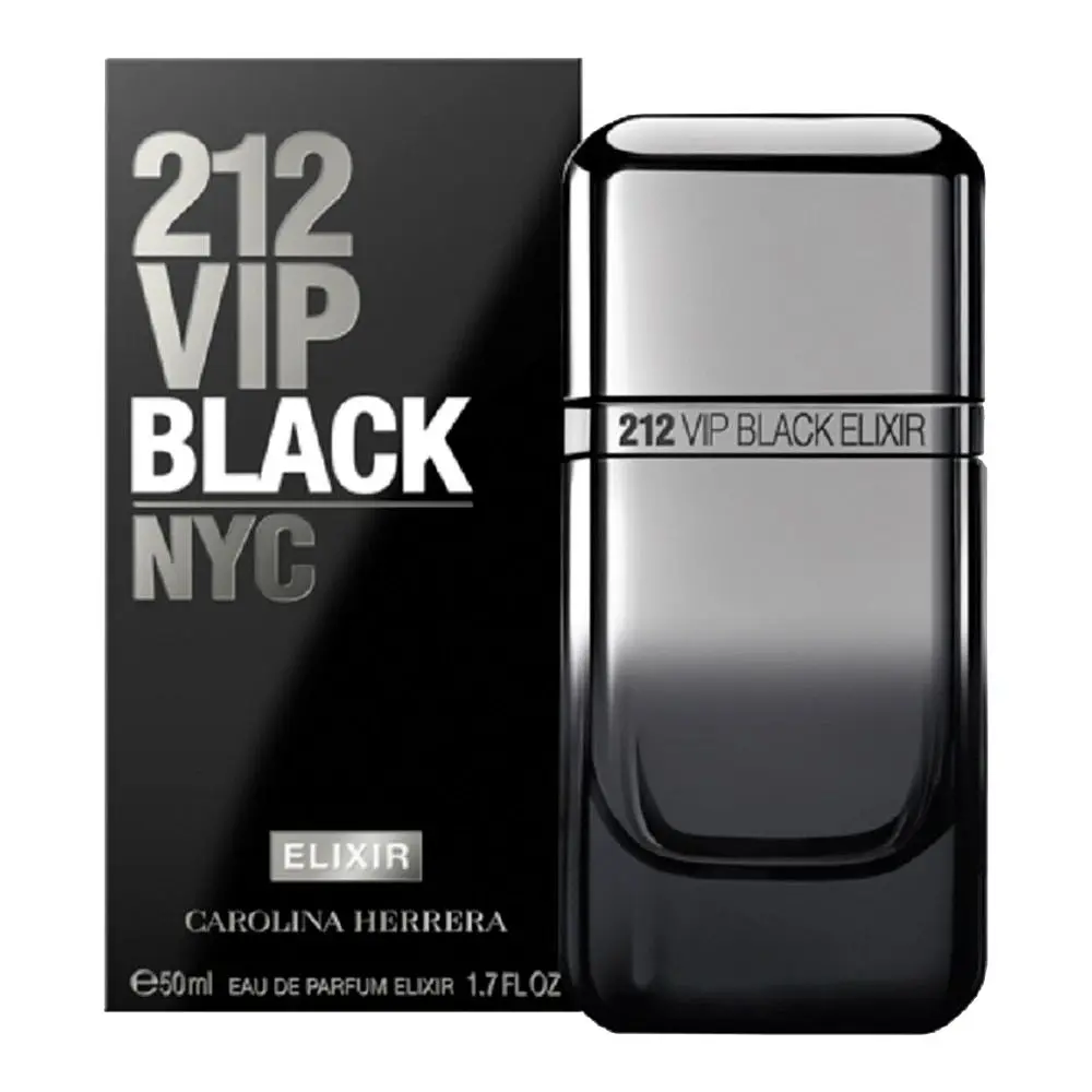 Оригінал Carolina Herrera 212 VIP Black Elixir 50 мл Парфумована вода - фото 2
