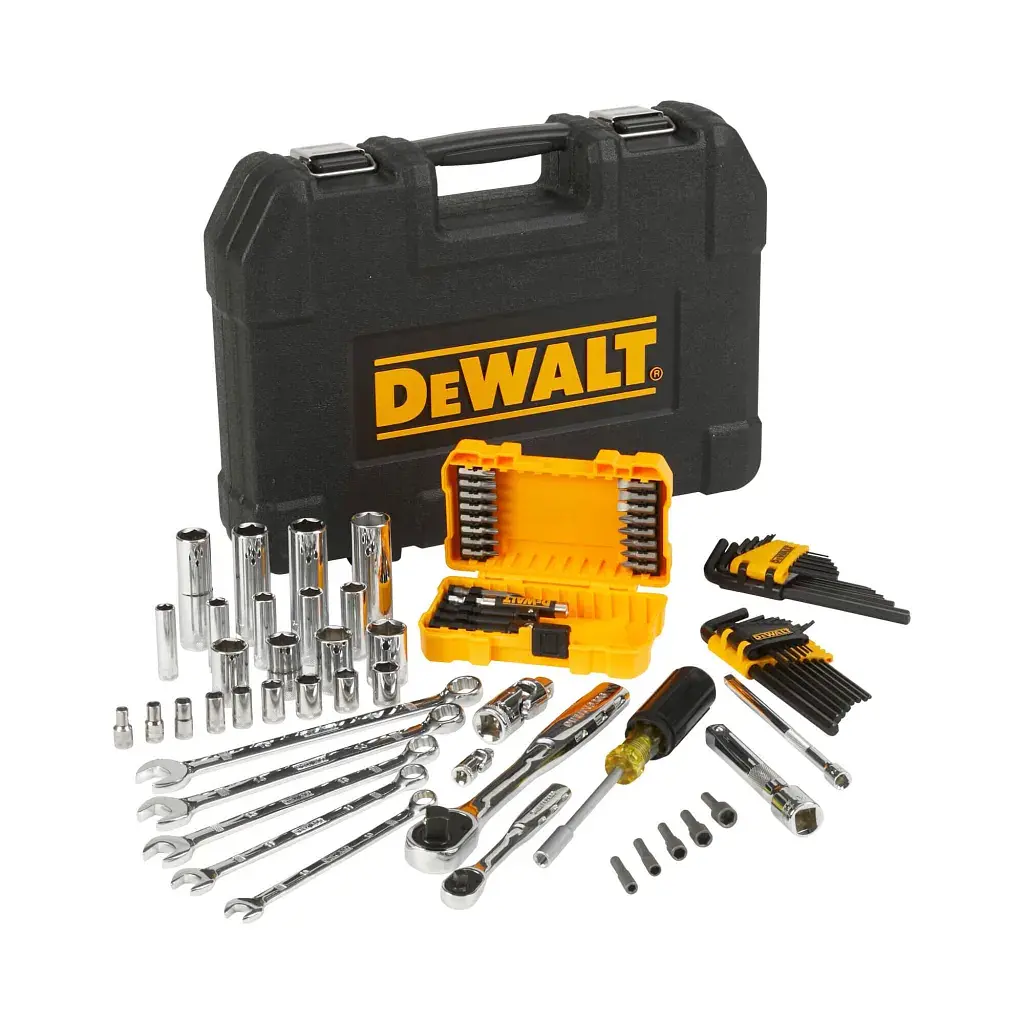 Набір інструментів DeWALT головок та біт 1/4" та 3/8", 89 шт. (DWMT73800-1) - фото 2