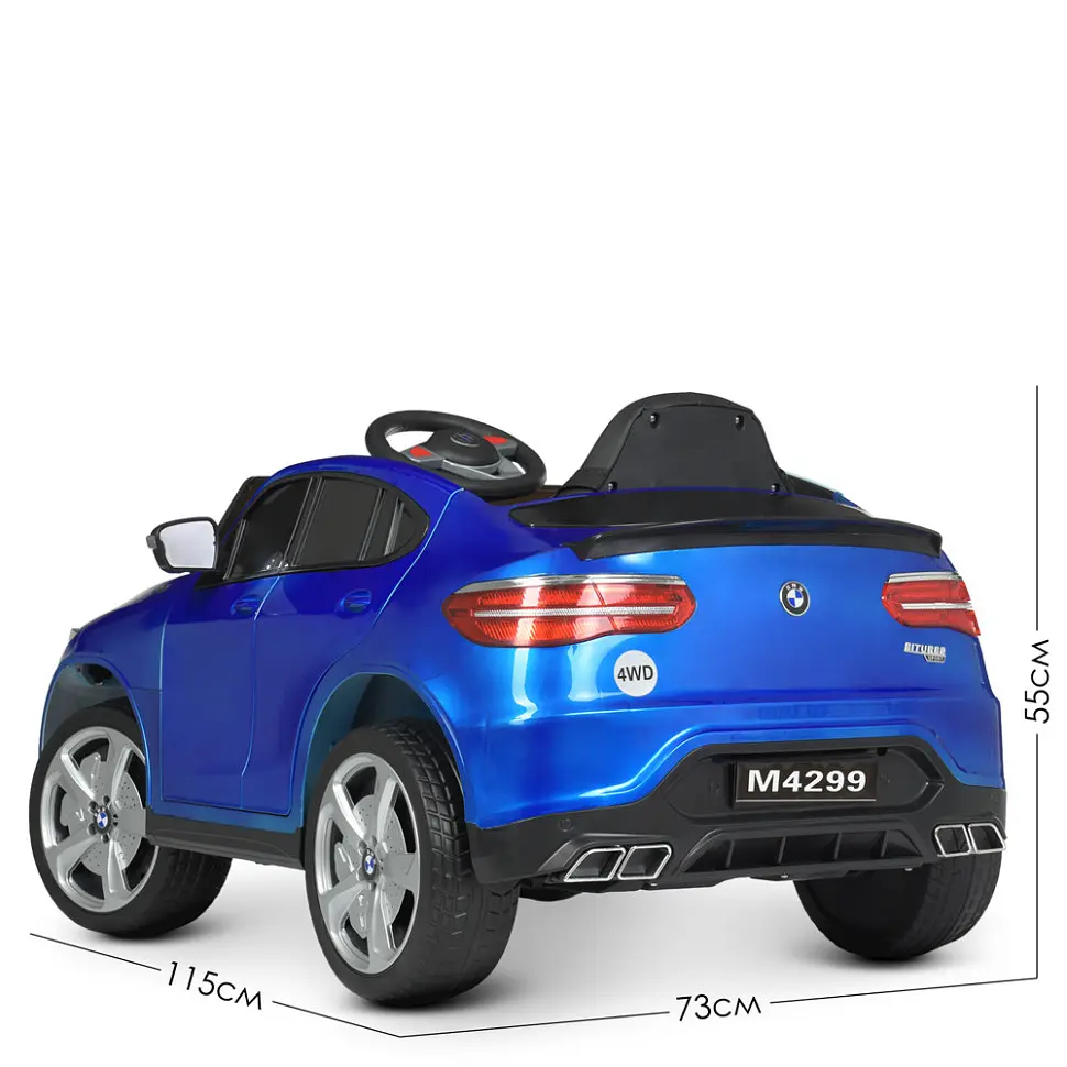 Дитячий електромобіль Bambi M 4299EBLRS-4 до 30 кг - фото 4