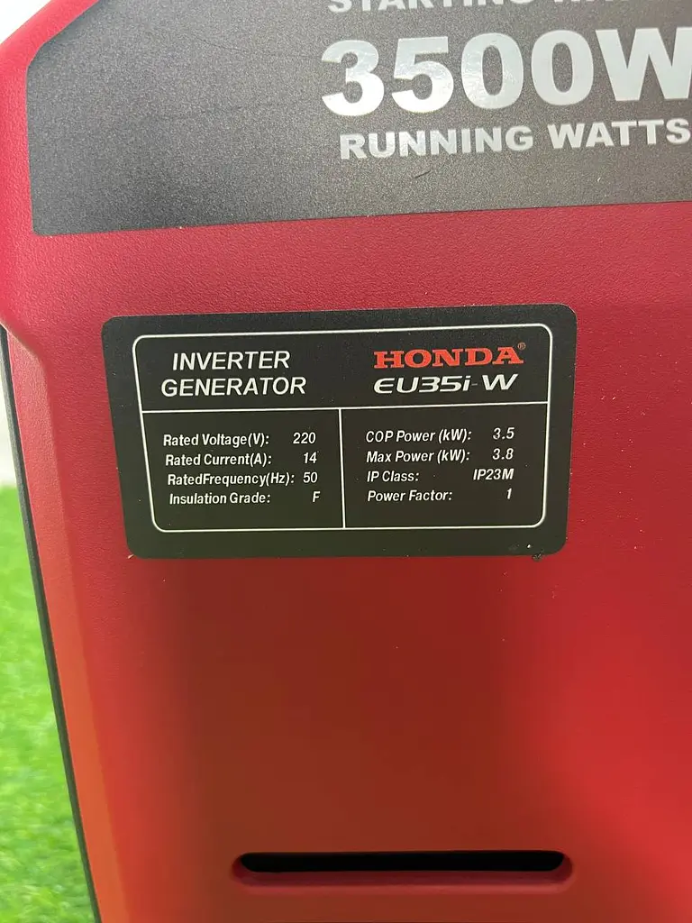 Інверторний бензиновий генератор Honda EU35i-W (3.5/3.8 кВт) з колесами та ручкою - фото 2