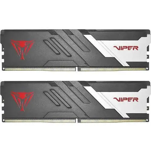 Пам'ять 16Gb x 2 DDR5 6000 MHz Patriot Venom чорний 30-40-40-76 1.35V з радіатором (PVV532G600C30K) - фото 1