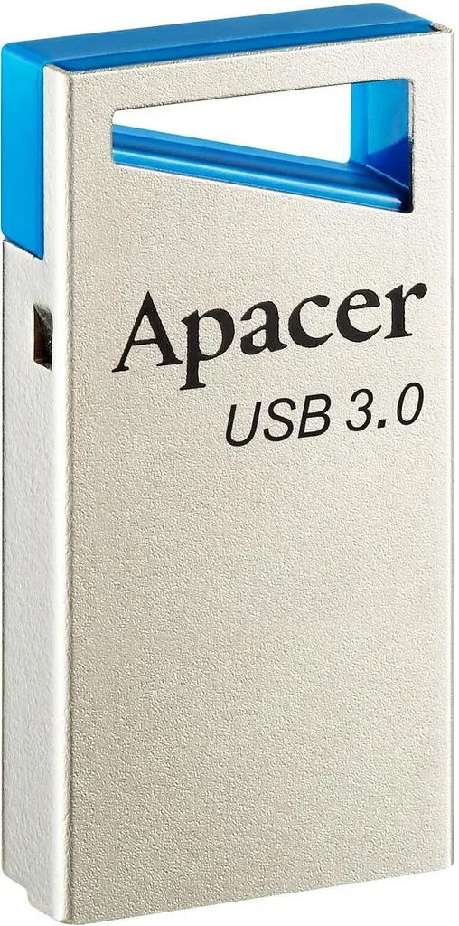 Флешка металева Apacer AH155 64 Gb Usb 3.2 сріблясто синя - фото 2