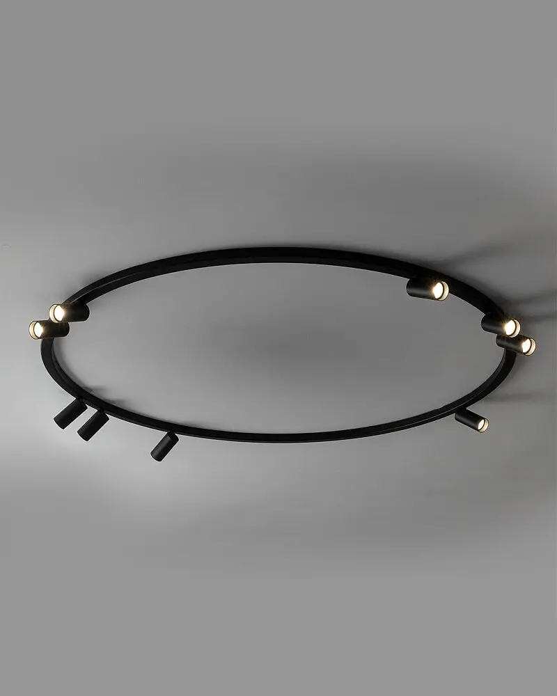 Люстра Nowodvorski 11950 Fourty Round GU10 R35 9x10W IP20 черная - фото 2