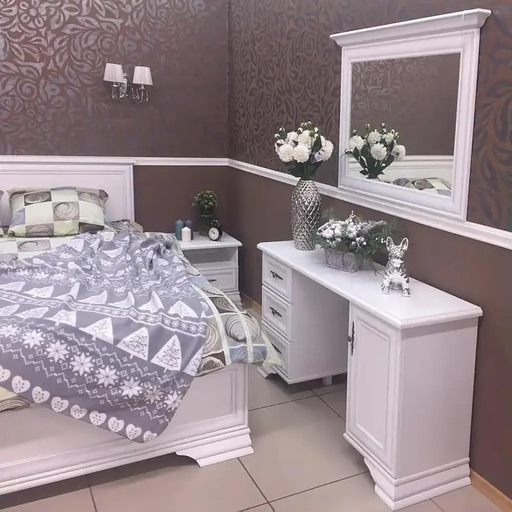 Туалетний столик ВМК Кентукі TOL Білий альпійський (GRB-1772) - фото 3