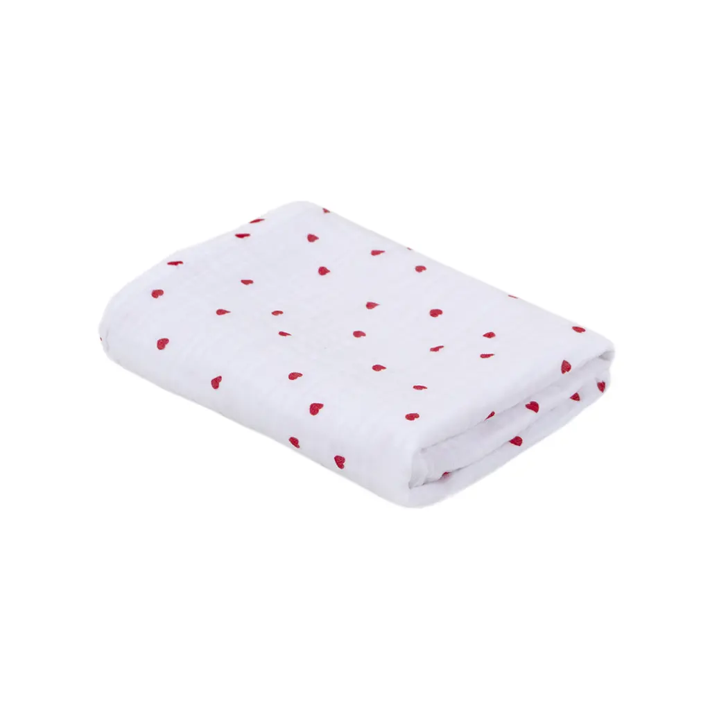 Рушник Lotus Home - Molly Heart muslin light 50x90 - фото 4