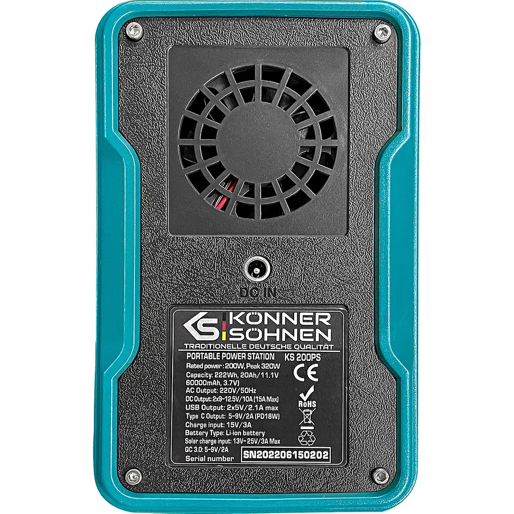 Зарядна станція Konner&Sohnen KS 200PS [113296] - фото 7