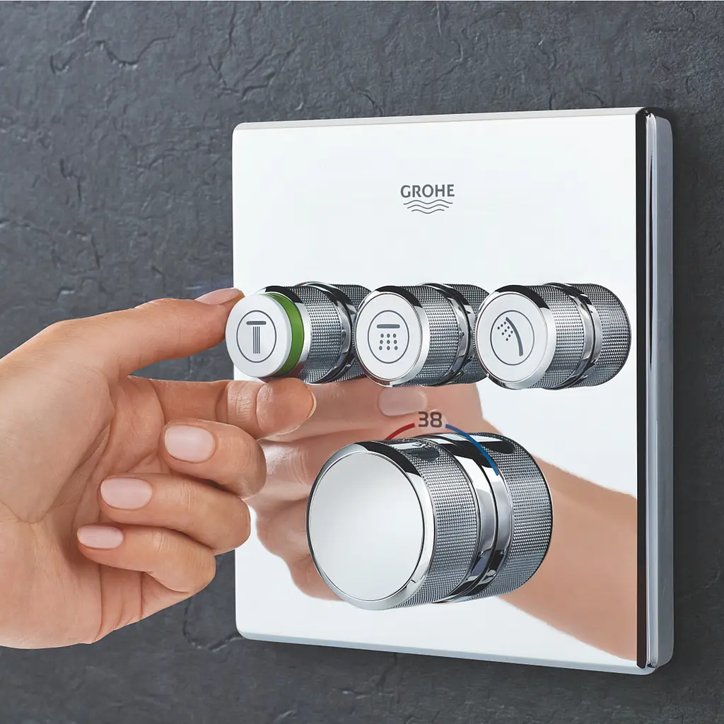 Душова система прихованого монтажу Grohe QuickFix Smartcontrol UA202801C3, Хром - фото 9