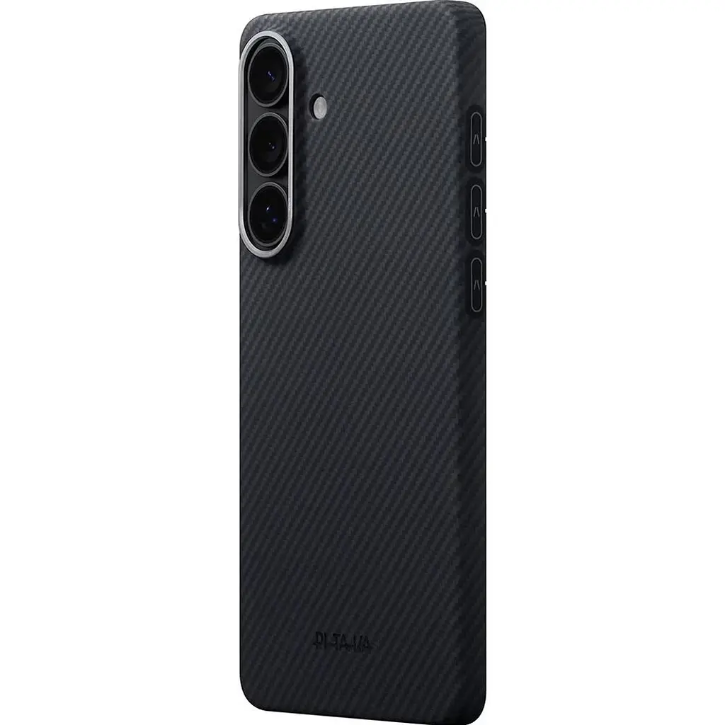 Чехол Pitaka Edge Aaron Button Twill 600D для Samsung Galaxy S26 Black/Grey (KS2601) [163079] - фото 3