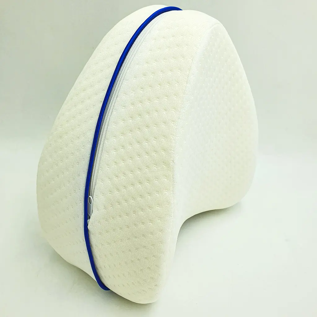 Ортопедична анатомічна подушка для ніг та колін з ефектом пам'яті LEG PILLOW біла - фото 5