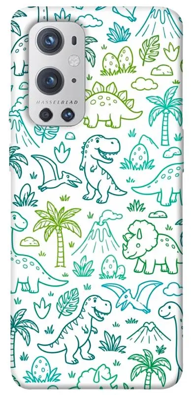 TPU чохол Demsky Dino pattern для OnePlus 9 Pro
