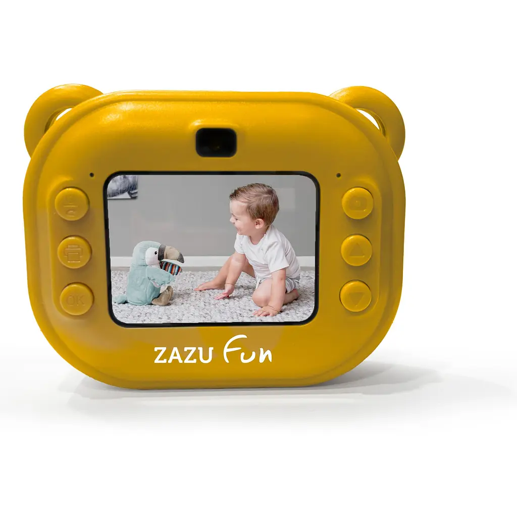 Дитяча цифрова камера Zazu з миттєвим друком жовта (ZA-INSTANTCAMERA-01) - фото 3