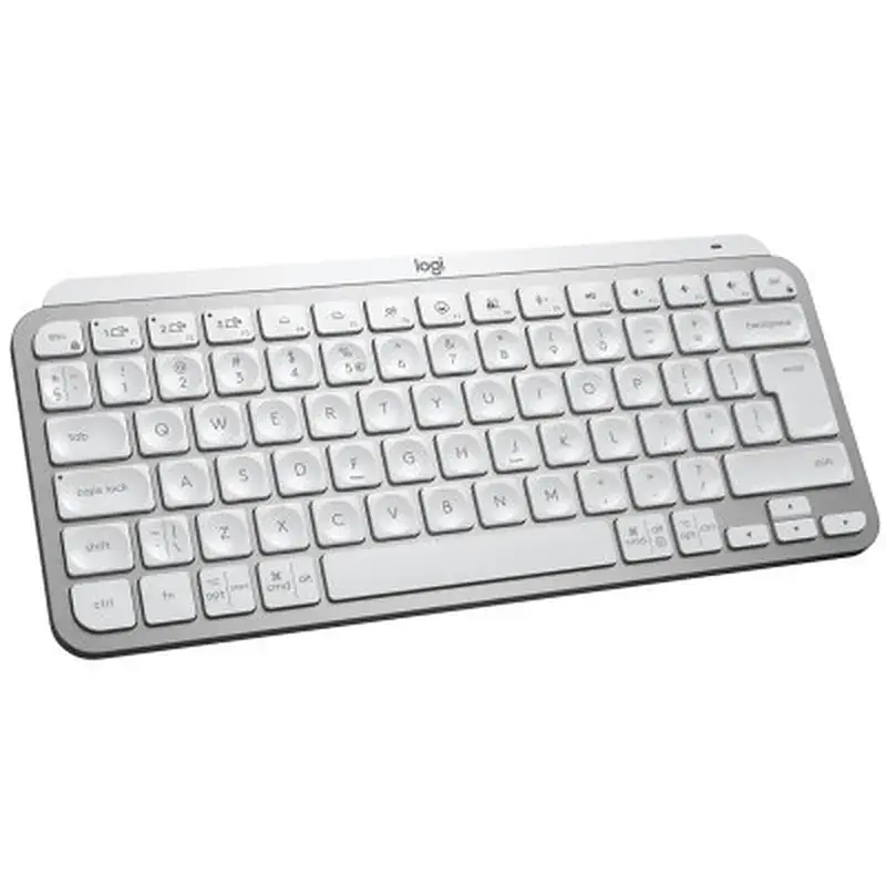 Клавіатура Logitech MX Keys Mini For Mac Wireless Illuminated UA Pale Grey (920-010526) - фото 2