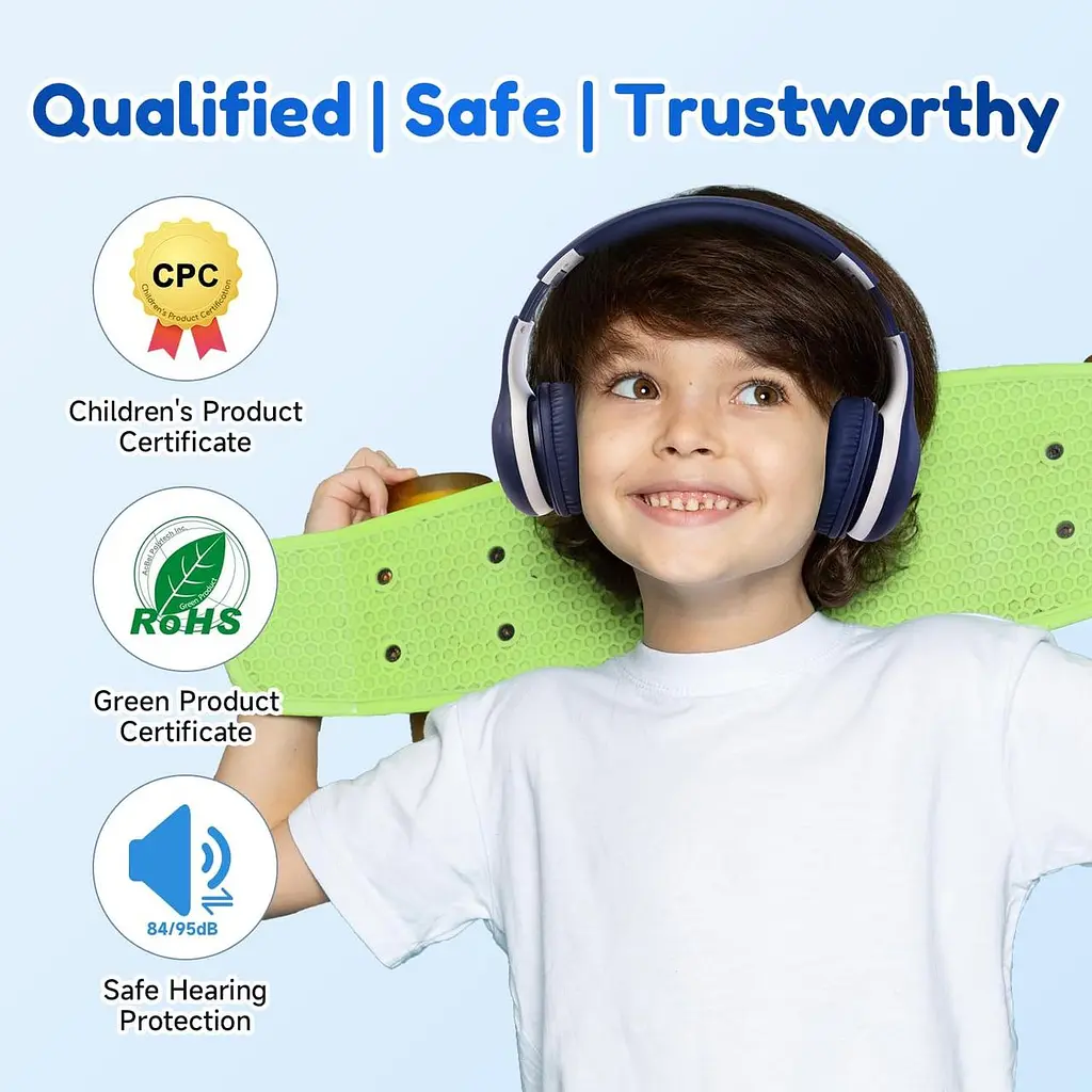 Дитячі Bluetooth-навушники EarFun K2 (2 шт.) з обмеженням гучності 85 дБ - фото 6