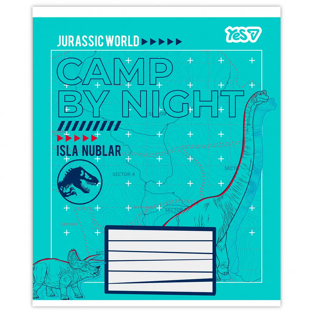 Набір зошитів Yes Jurassic World Camp cretaceous 18 аркушів у лінію 25 шт. (768815) - фото 6