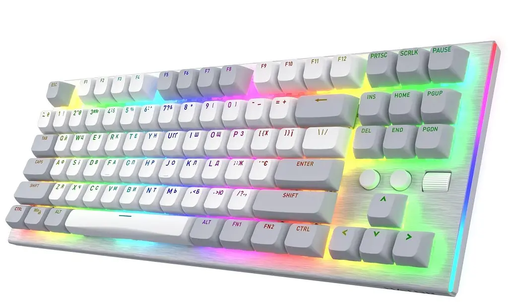 Клавіатура HATOR Gravity TKL Orange White (HTK561UA) - фото 2