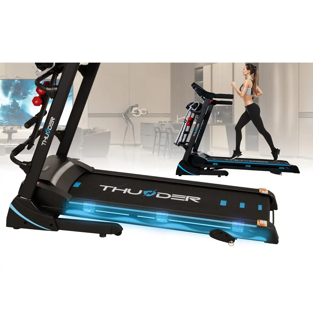 Беговая дорожка THUNDER Icon-D Black - фото 4