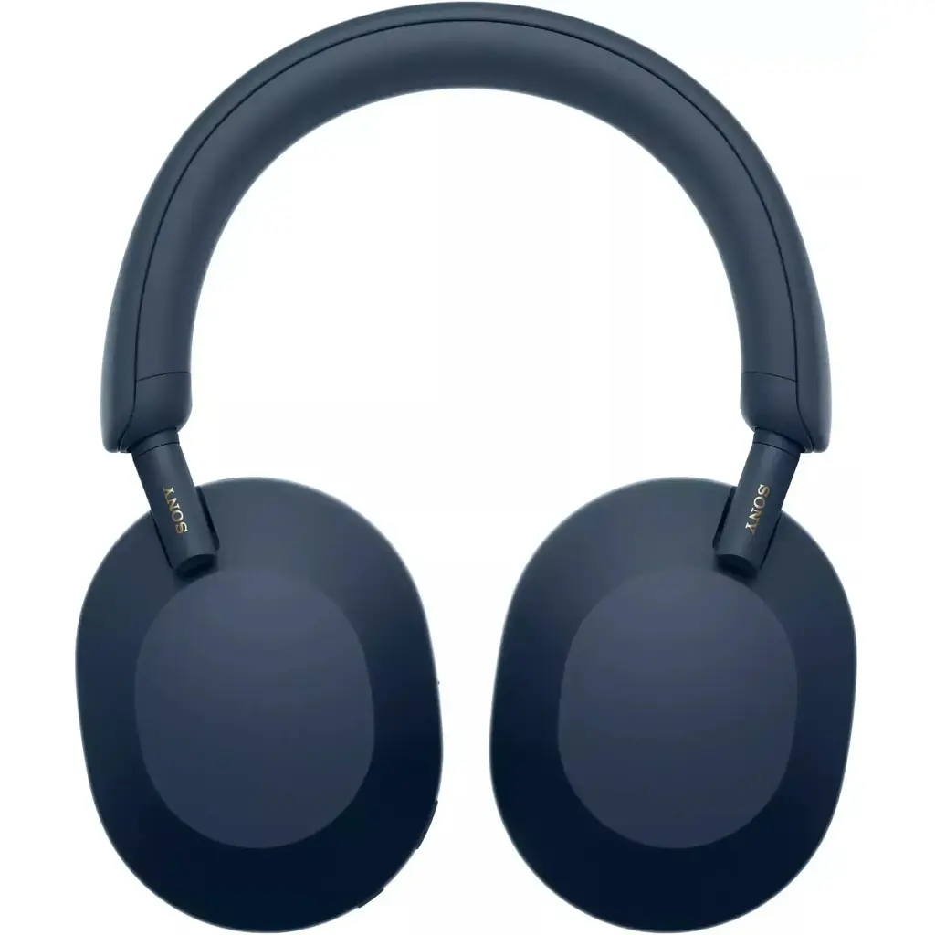 Наушники Sony Over-ear WH-1000XM5 BT 5.2 ANC Hi-Res AAC LDAC Wireless Mic синие - фото 2
