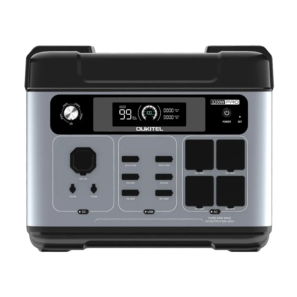 Портативна зарядна станція OUKITEL P2001E PRO 3200W 2048Wh (42-00279) - фото 2