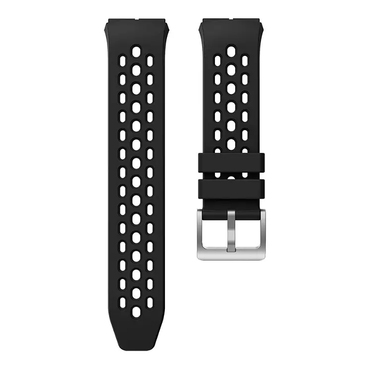 Силиконовый ремешок Primo Perfor Classiс для смарт часов Huawei Watch GT 2e Black - фото 2
