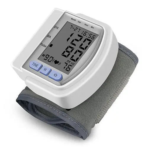 Автоматичний тонометр для вимірювання тиску пульсу на зап'ясті Blood Pressure Monitor CK-102S - фото 4