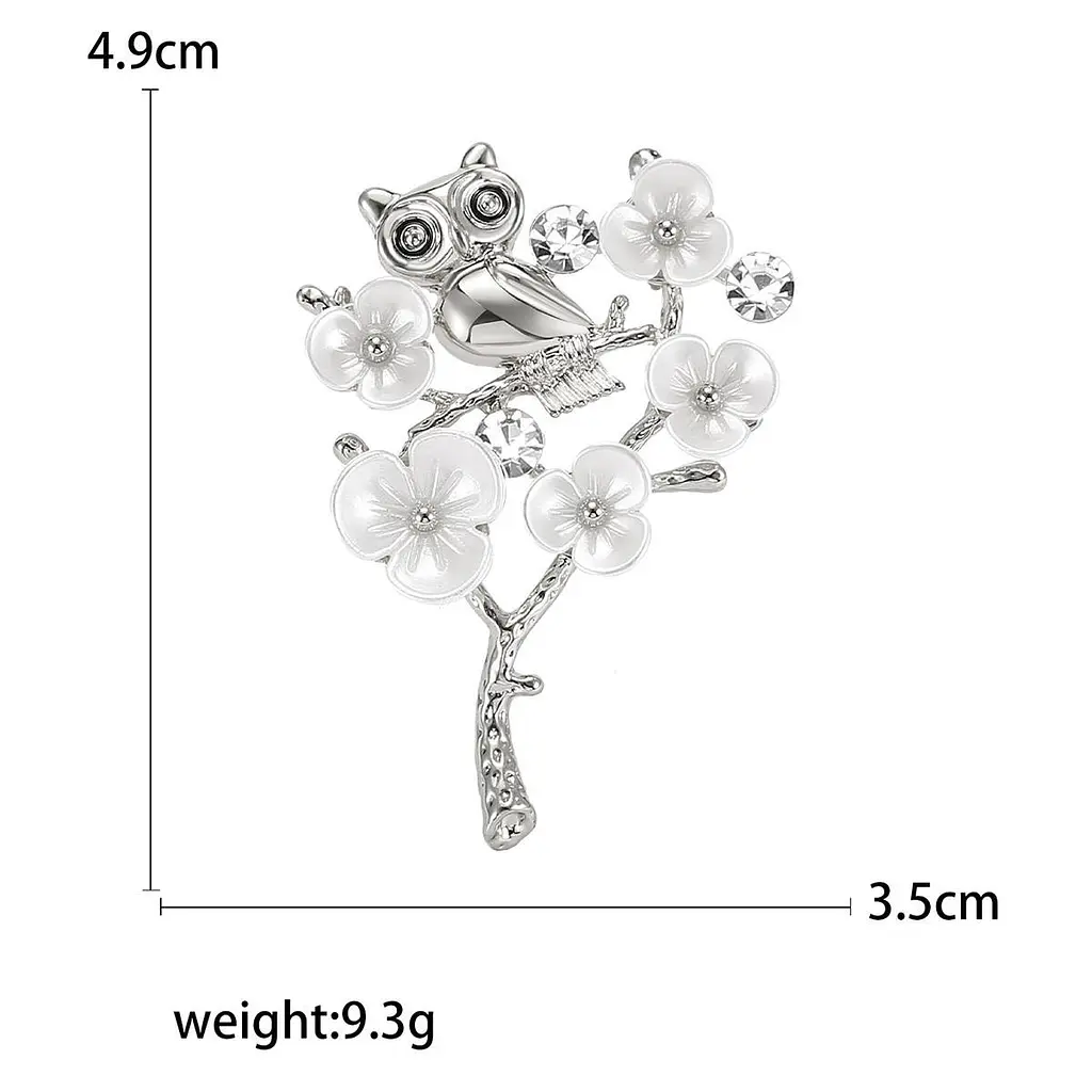 Брошь Сова в цветах (494693324) - фото 2