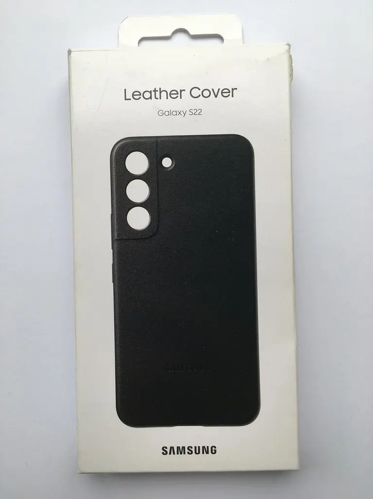 Чохол шкіряний оригінальний Official Leather Cover EF-VS901LBEGRU для Samsung Galaxy S22 (6.1") Black - фото 3