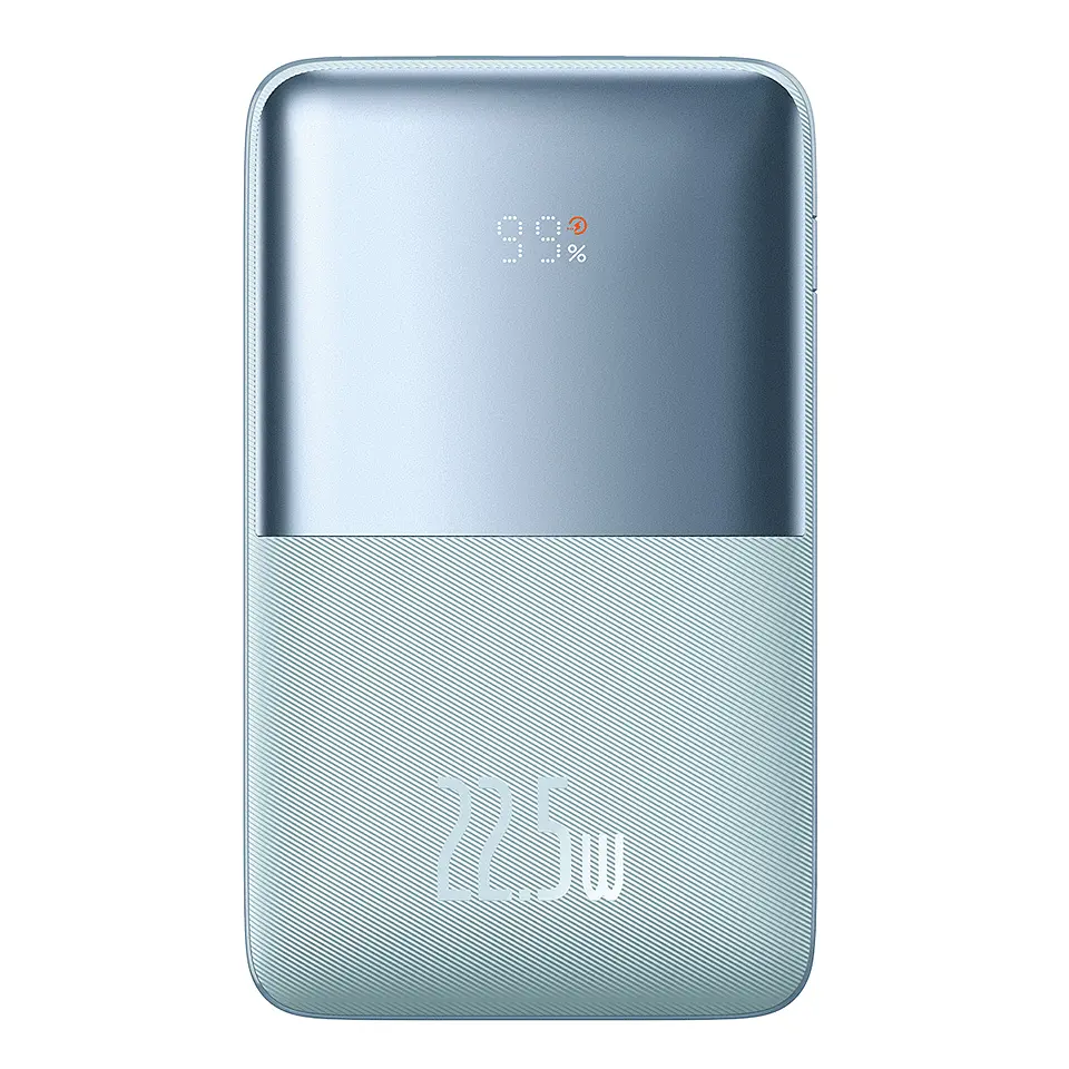 Аккумулятор наружный Baseus Bipow Pro Digital Display 20000 mAh 22.5W PPBD030003/PPBD2-20 голубой - фото 3