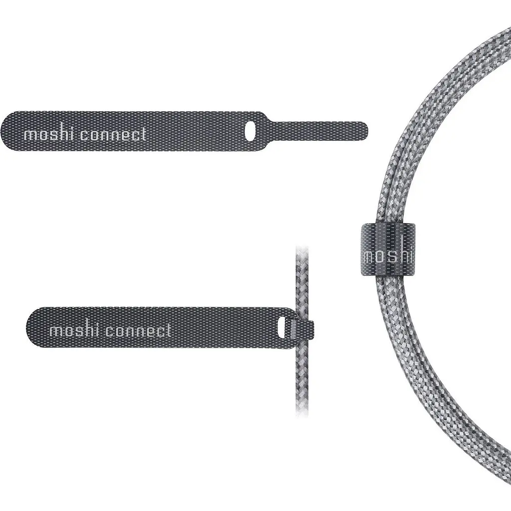 Кабель USB-C to Lightning Moshi Integra Cable Titanium Gray 1.2 м (99MO084041) - фото 3