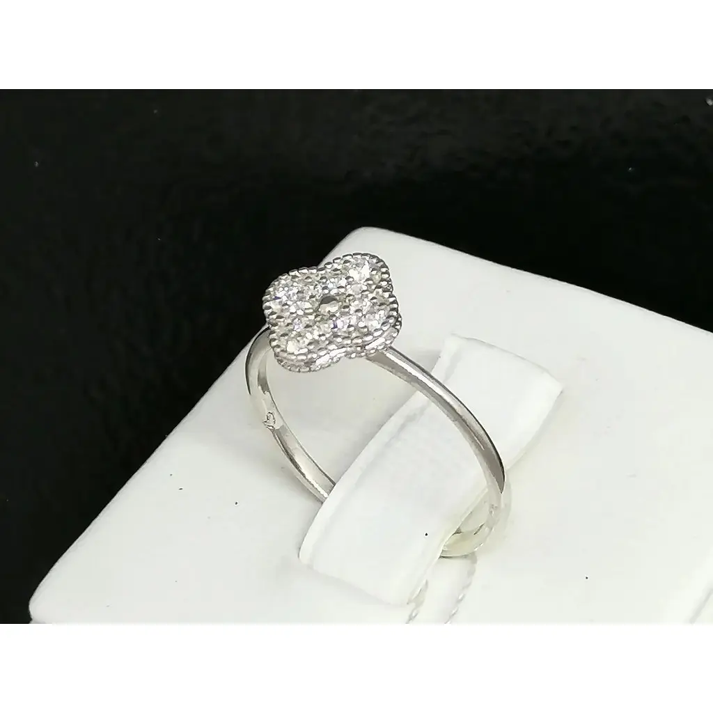 Срібне кільце Імперія золота з фіанітами. КВ1138С 16,5 - фото 3