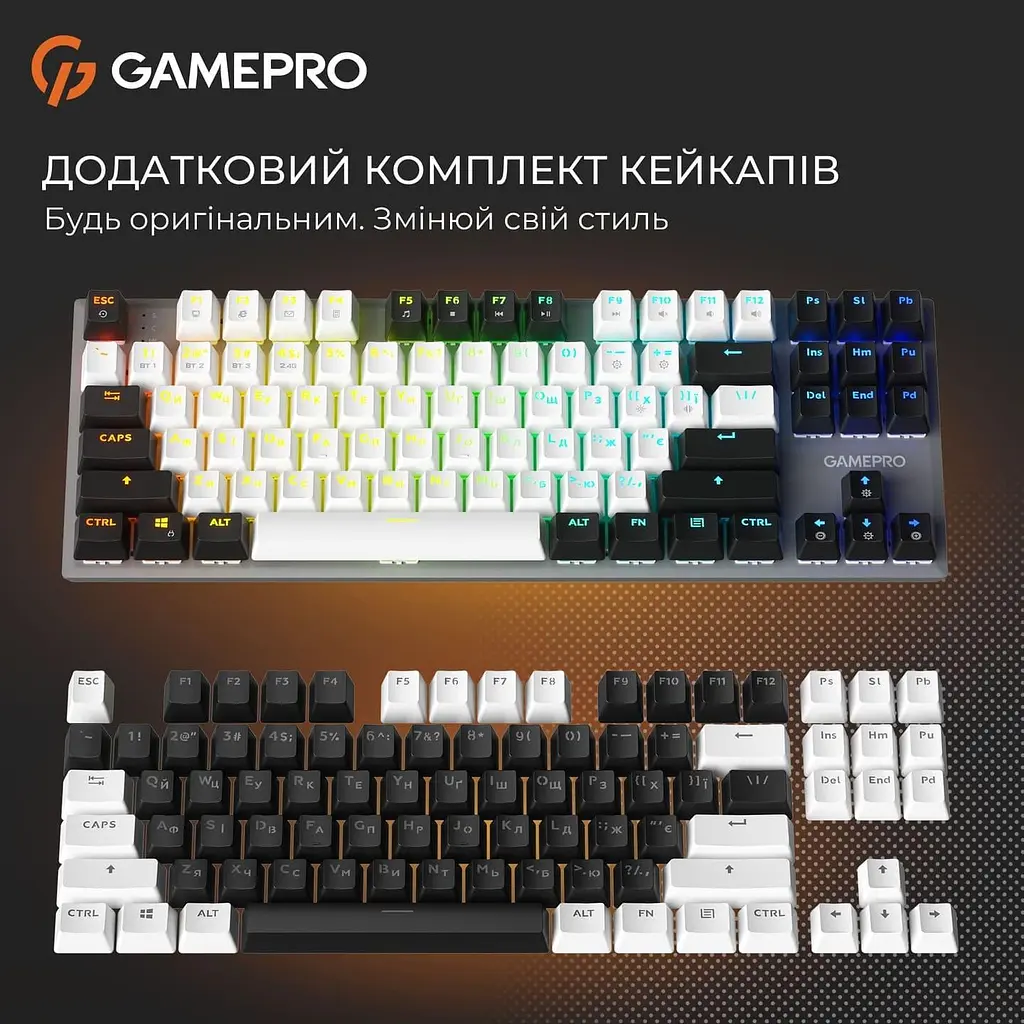 Клавиатура GamePro Genesis Joker Pro (MK124G) 87% Red switches (MK124G Pro) - фото 12