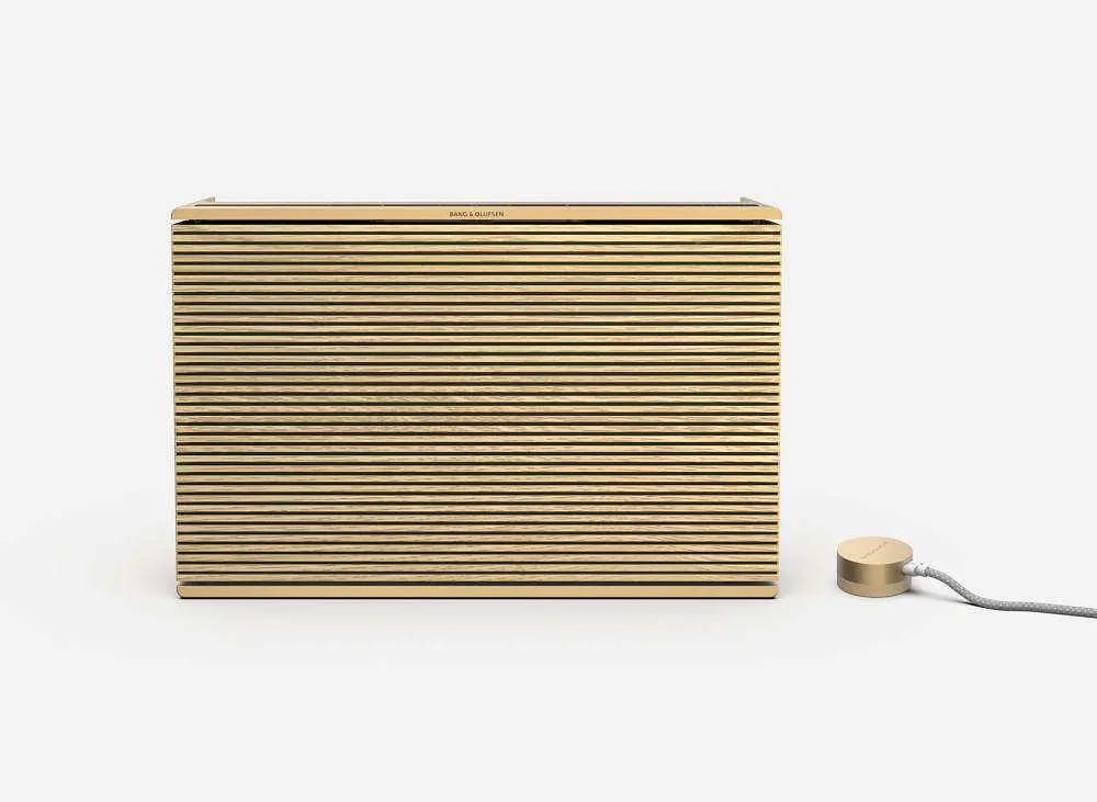 Акустическая система Bang & Olufsen Beosound Level Gold TOne Alu/Light Oak - фото 6