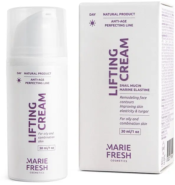 Денний крем Marie Fresh Cosmetics Anti-age Perfecting Line Lifting для жирної та комбінованої шкіри 30 мл - фото 3