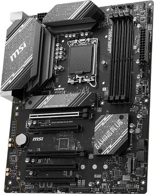 Материнська плата MSI B760 GAMING PLUS WIFI (B760 GAMING PLUS WIFI) (Socket 1700, Intel B760, ATX) - фото 3
