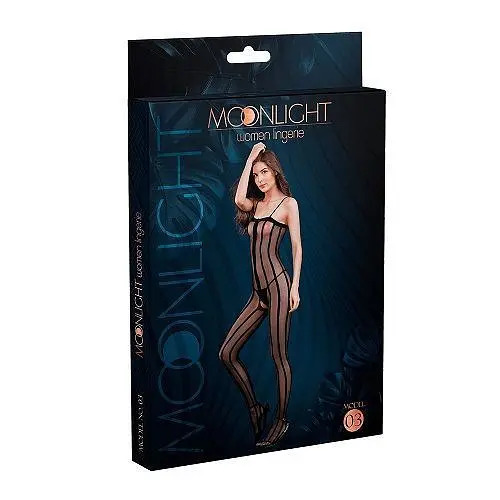 Бодістокінг Moonlight Lingerie Model, XS-L (чорний) - фото 3