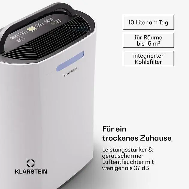 Осушитель воздуха Klarstein AeroDry 10 (10045548) - фото 2