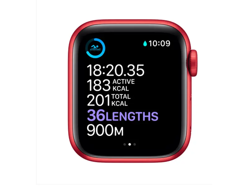 Смарт-годинник Apple Watch Series 6 GPS 44mm (PRODUCT)RED Aluminum Case w. (PRODUCT)RED Sport B. (M00M3) - фото 4