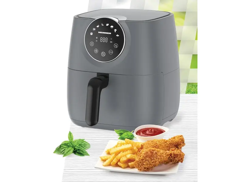 Мультипіч (аерофритюрниця) HEINNER HAF-B6GREY1700 - фото 3