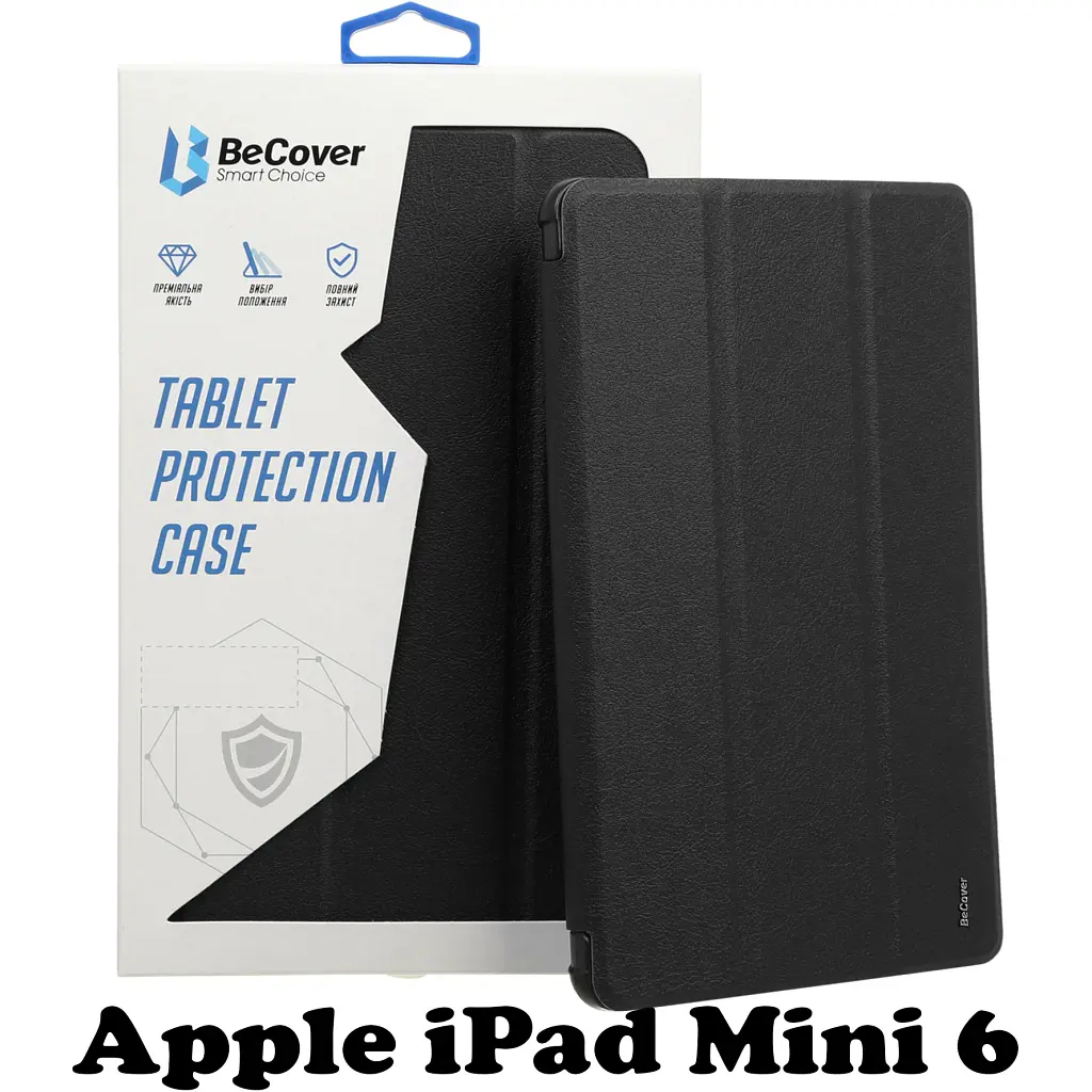 Чохол до планшета BeCover Apple iPad Mini 6 Black (707519) - фото 4