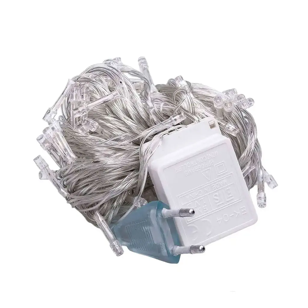 Гирлянда-нить GarlandoPro светодиодная длина 10 м прозрачная, мультиколор (W200LEDML) - фото 7