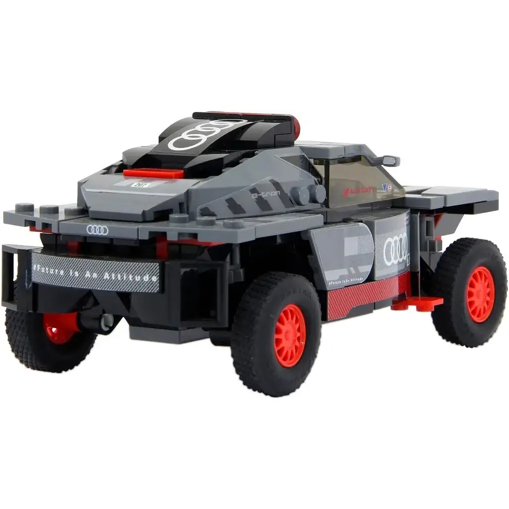Машинка-конструктор Rastar Bricks Audi RS Q e-tron 1:30 сірий - фото 2