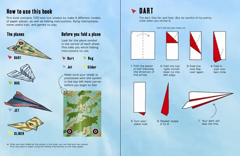 100 Paper Planes to Fold and Fly - Sam Baer, англ. мова (9781409551119) - фото 4