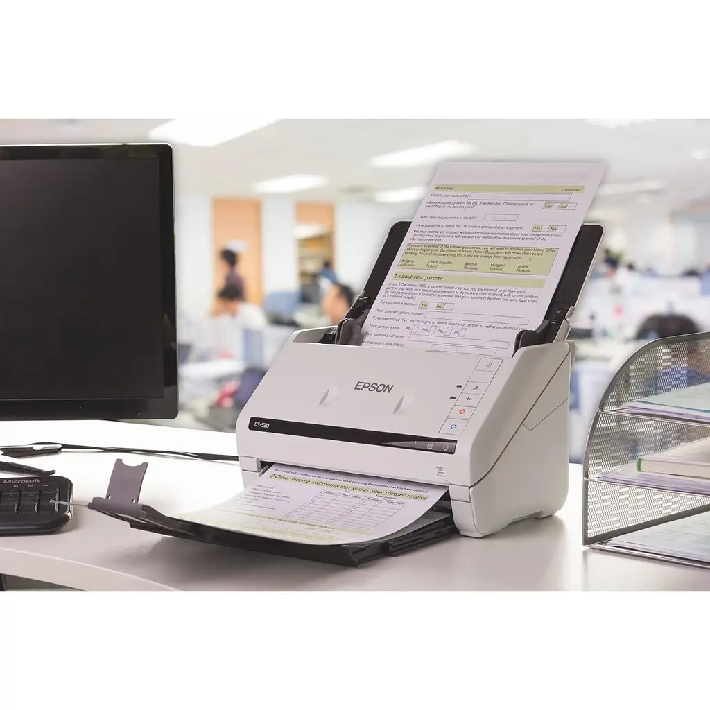 Сканер Epson A4 WorkForce DS-530II - фото 6
