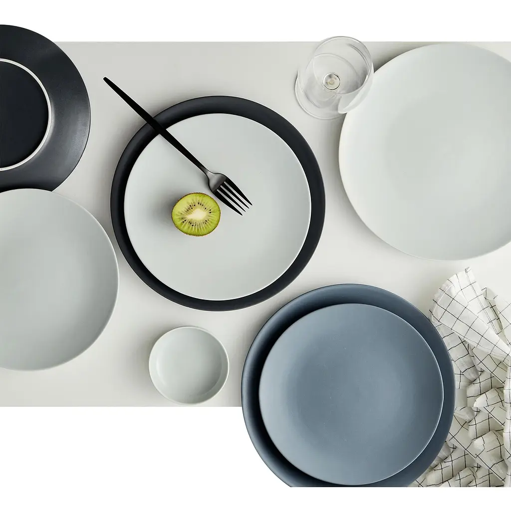 Тарелка обеденная Krauff Hattu Black 25.5 см (24-320-049) - фото 2