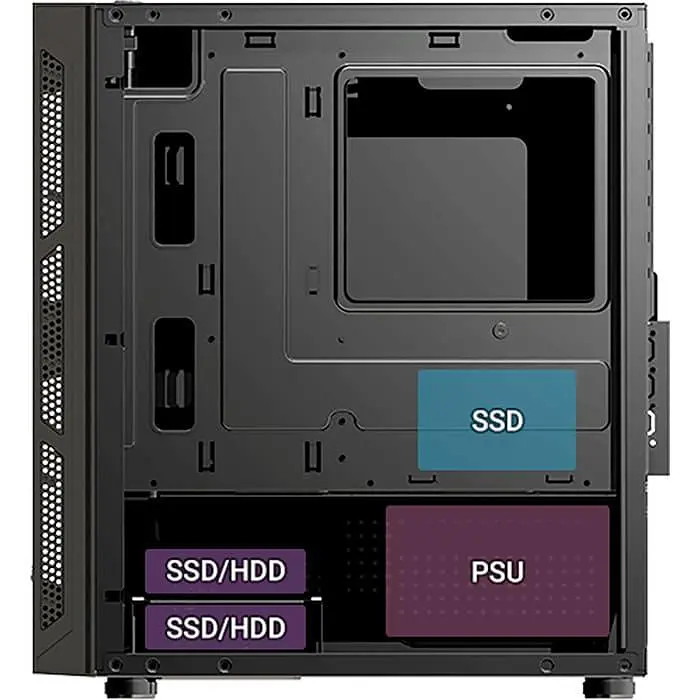 Корпус FSP CST220S без БП Black (CST220S) - фото 9