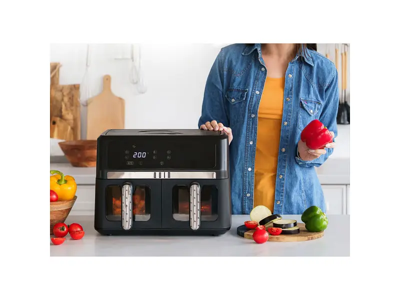 Мультипіч (аерофритюрниця) QUIN Air Fryer Dual Zone YJ-1102ADV - фото 3