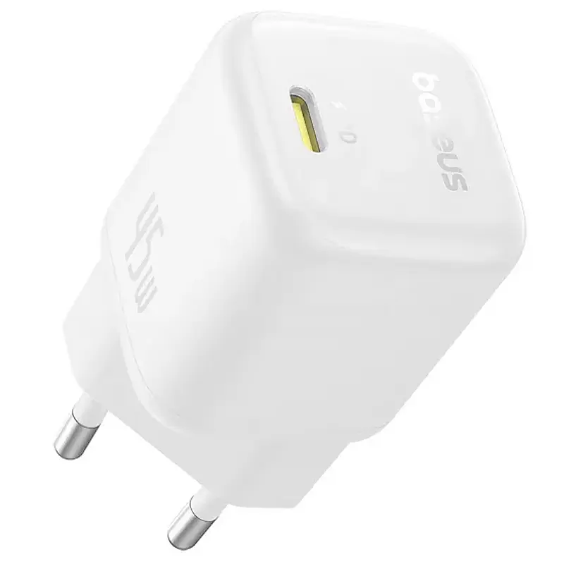 МЗП Baseus PicoGo GaN Fast Charger 45W (1USB-C) (P10176800) Moon White - фото 2