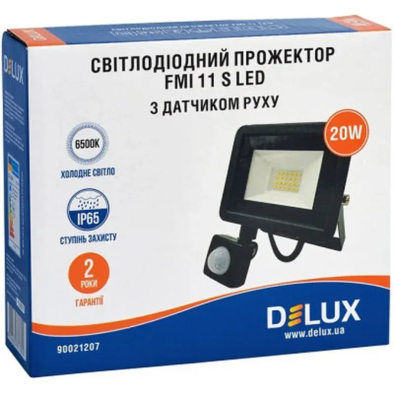 Прожектор Delux FMI 11 S LED 20 Вт 6500K IP65 (90021207) - фото 3