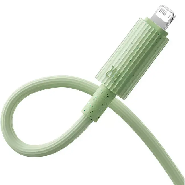 Кабель Baseus Habitat Series Fast Charging Cable USB to Lightning 2.4A 2m P10360200631-01 Green - фото 3