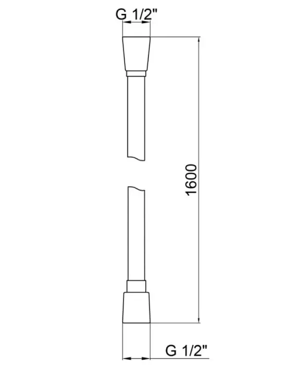 Шланг для душу Kroner KRM - C607 Anti-Twist 160 см (CV027221) - фото 2