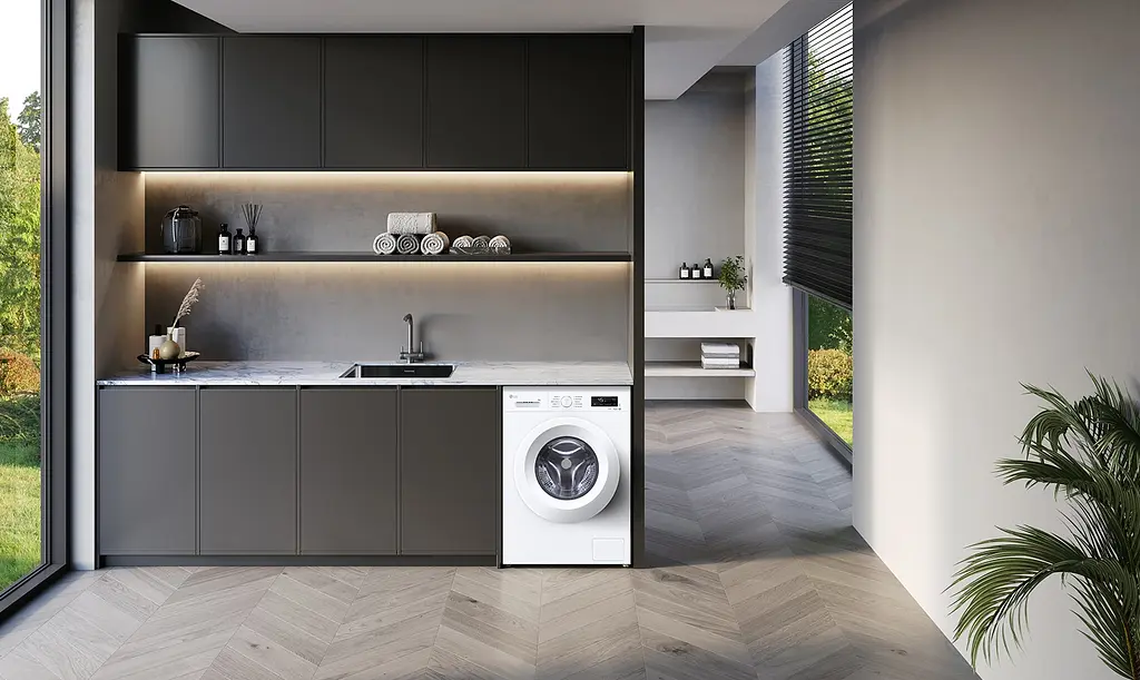 LG Пральна машина фронтальна, 6кг, 1200, В, 44см, - фото 2